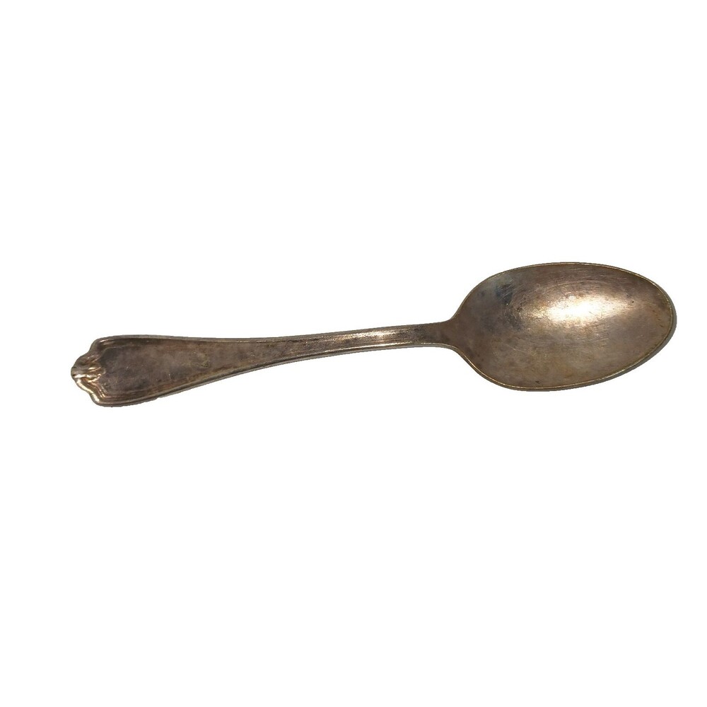 Antique Style International Silver Co. Spoons Beautiful Heavy Patina Tarnished